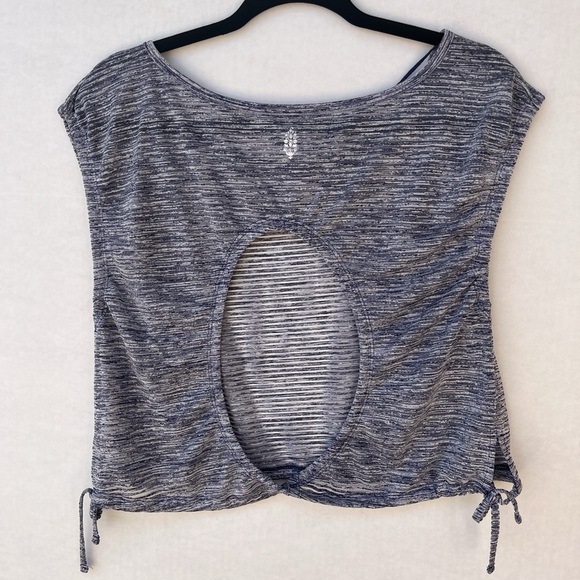 FP Movement by Free People Tops - FP movement by Free people blue/mesh open back lightweight summer workout top SM